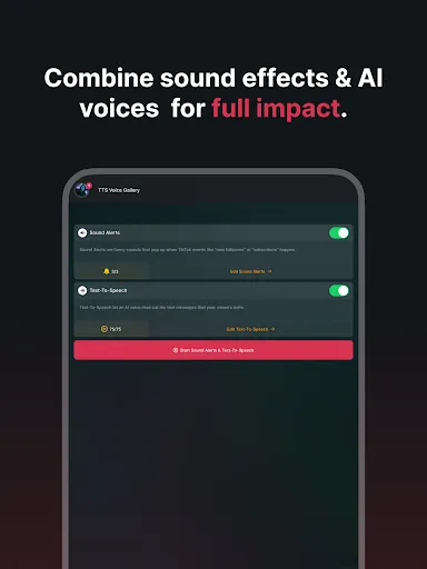 Скриншот 8 — TikFinity Mobile - Alerts&TTS