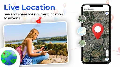 Скриншот 1 — Street View Map Navigation App