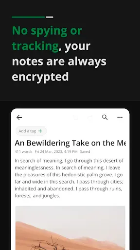 Скриншот 2 — Notesnook Secure Private Notes