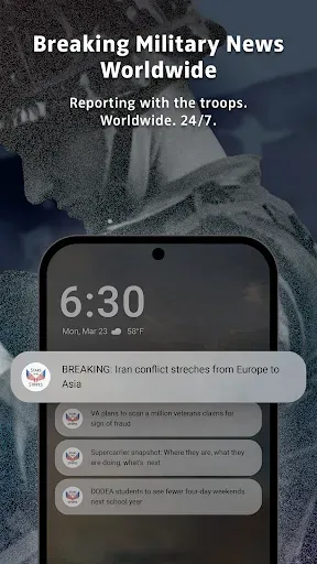 Скриншот 2 — Stars & Stripes: Military News