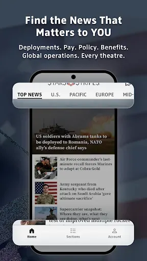 Скриншот 3 — Stars & Stripes: Military News
