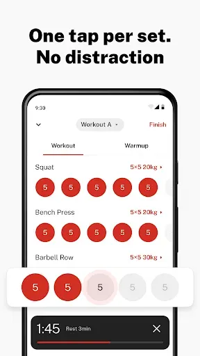 Скриншот 8 — Stronglifts 5x5 Workout