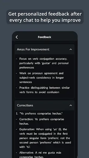 Скриншот 7 — Langua: AI language learning