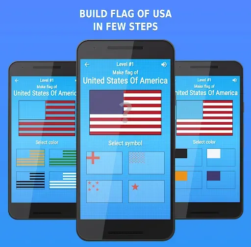 Скриншот 1 — Flag Builder Game