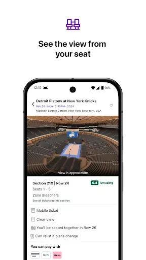 Скриншот 4 — StubHub - Live Event Tickets