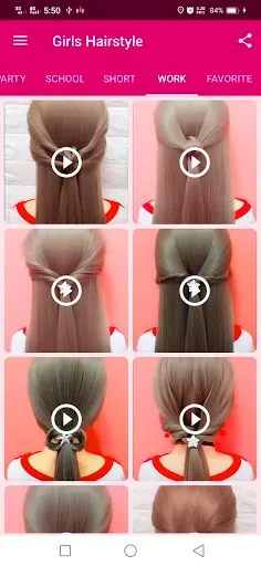 Скриншот 5 — Girls Hairstyle Step By Step