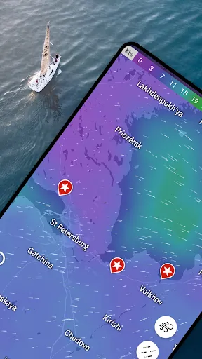 Скриншот 2 — Windfinder: ветер и погода