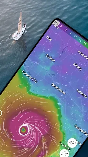 Скриншот 2 — Windfinder Pro: Wind & Weather