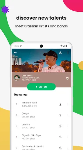 Скриншот 6 — Palco MP3: Listen and download