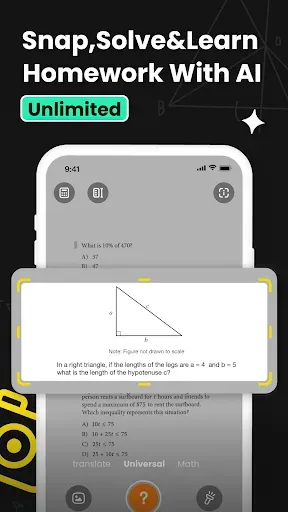 Скриншот 1 — Uknow.AI: Homework&Math Solver