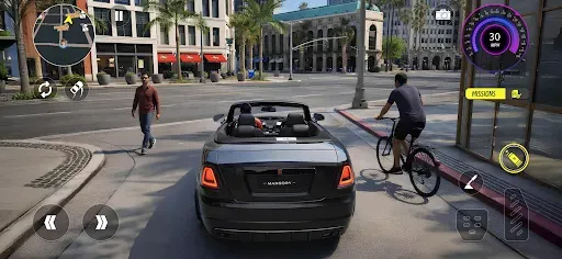Скриншот 1 — Car Driving City Racing Sim 3D