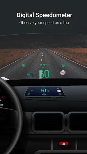 Скриншот 1 — Car Dashboard Speedometer HUD