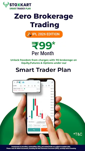Скриншот 2 — Stoxkart: Stocks & Trading App