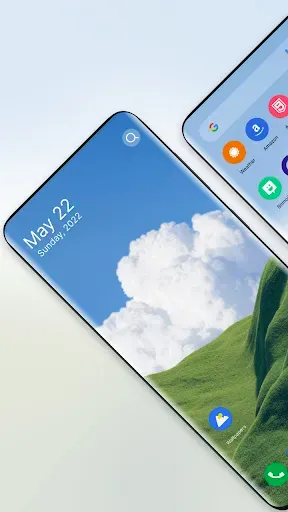 Скриншот 1 — Android 16 Style Launcher
