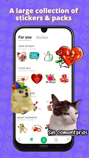 Скриншот 1 — Anim live sticker-WAStickerApp