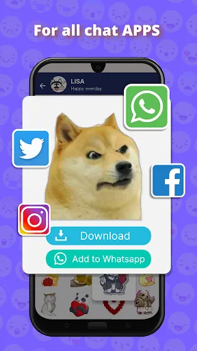 Скриншот 4 — Anim live sticker-WAStickerApp