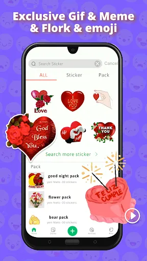 Скриншот 8 — Anim live sticker-WAStickerApp