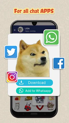 Скриншот 4 — HD Sticker&Pack WAStickersApps