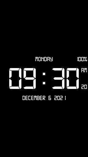 Скриншот 2 — Цифровые Часы Живые Обои-7