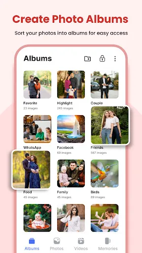 Скриншот 1 — Gallery - Photo Gallery, Vault