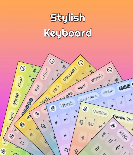 Скриншот 7 — Stylish Keyboard-Fonts & Emoji
