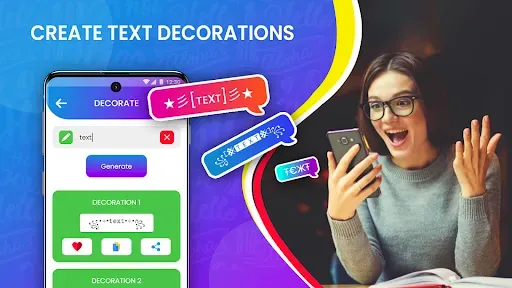 Скриншот 2 — Fancy Text Style : Cool Fonts