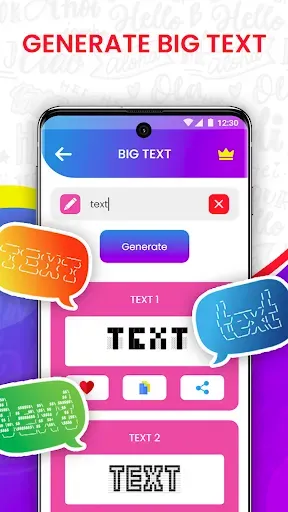 Скриншот 4 — Fancy Text Style : Cool Fonts