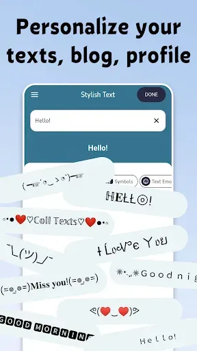 Скриншот 2 — Шрифты, Эмодзи - Stylish Text