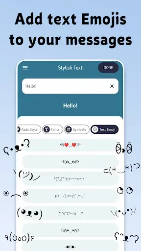 Скриншот 3 — Шрифты, Эмодзи - Stylish Text