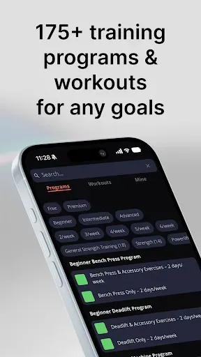 Скриншот 4 — StrengthLog – Workout Tracker