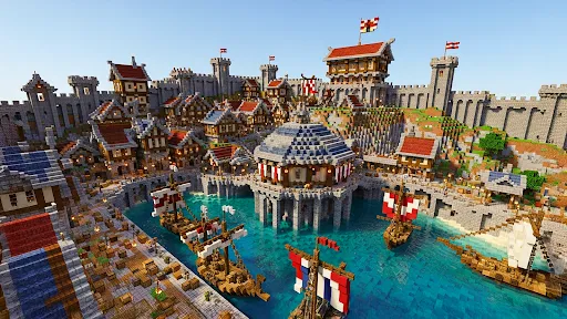Скриншот 1 — Craft World: Building Block 3D
