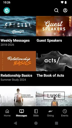 Скриншот 2 — Mission Church App