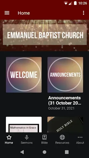 Скриншот 1 — Emmanuel Baptist Church - MS