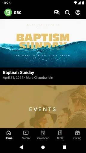 Скриншот 1 — Genesis Bible Church Scio