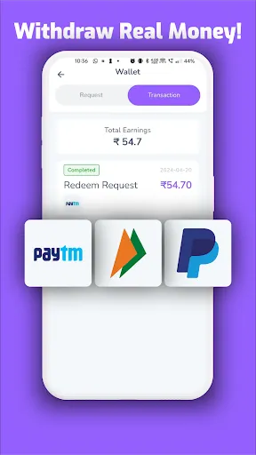 Скриншот 3 — Earning Quiz: Play & Earn Cash