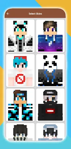 Скриншот 1 — Boys Skins for Minecraft PE