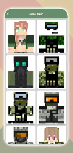 Скриншот 1 — Military Skins for Minecraft