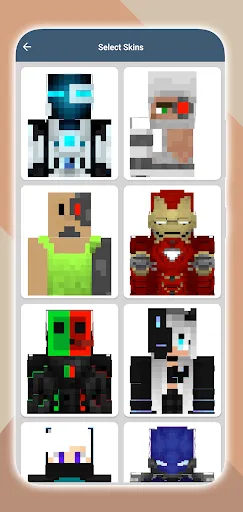 Скриншот 2 — Robot Skins for Minecraft PE