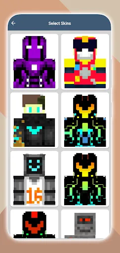 Скриншот 6 — Robot Skins for Minecraft PE