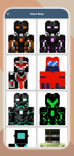 Скриншот 8 — Robot Skins for Minecraft PE