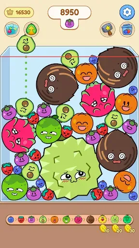 Скриншот 4 — Fruit Smash - Drop and Merge