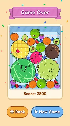 Скриншот 6 — Fruit Smash - Drop and Merge