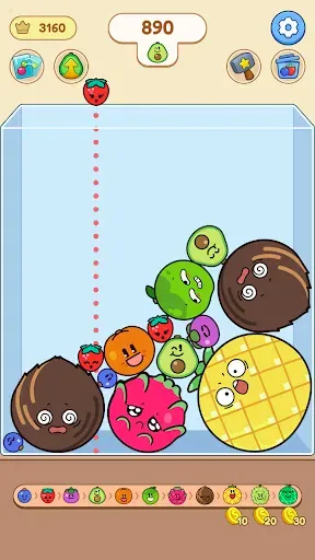Скриншот 8 — Fruit Smash - Drop and Merge