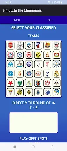 Скриншот 1 — Champions Simulator