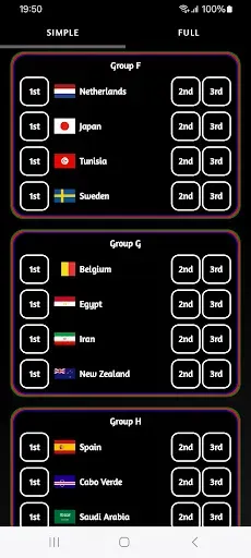 Скриншот 5 — World Cup 2026 Simulator