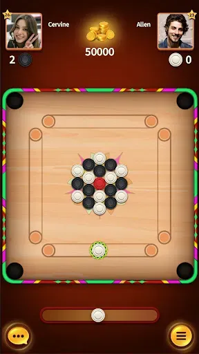Скриншот 1 — Carrom Master:Board Game