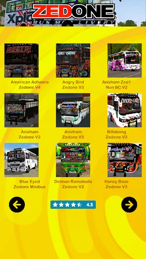Скриншот 1 — Zedone Bus Mods Livery App