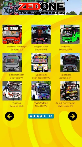 Скриншот 4 — Zedone Bus Mods Livery App