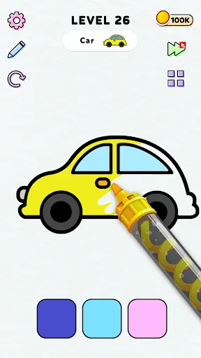 Скриншот 3 — Color ASMR Game: Coloring Page