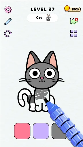 Скриншот 5 — Color ASMR Game: Coloring Page